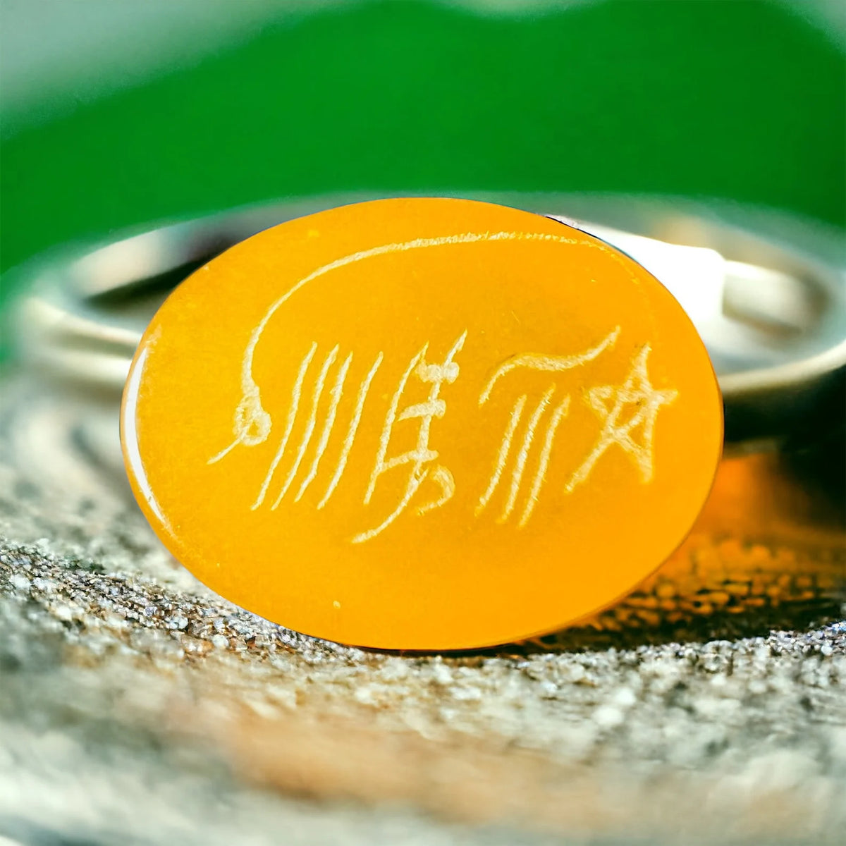 Yellow Agate|Zard aqeeq|Sharaf al-Shams