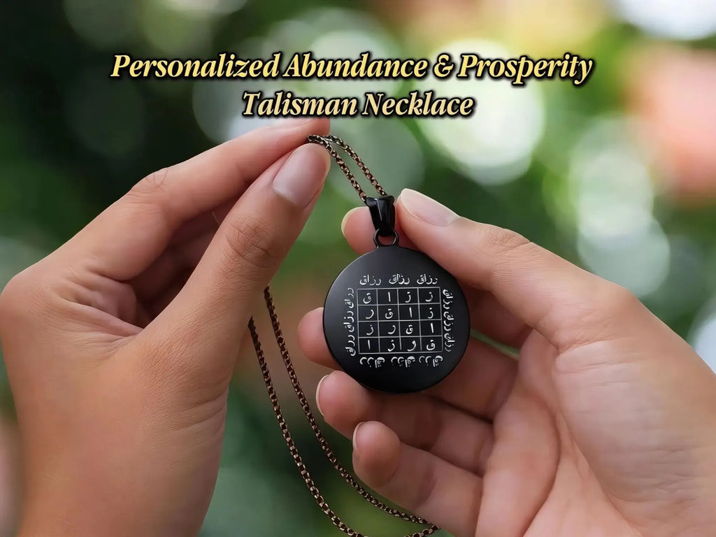 Necklace for Abundance – Personalized Prosperity Talisman Valentine’s Gift